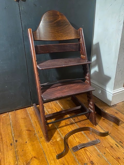 Stokke Tripp Trapp highchair (with baby attachment)