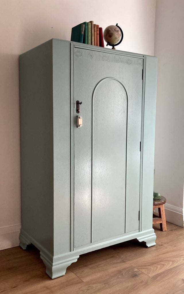 Vintage Art Deco Refurbished Children’s Wardrobe Delivery Available 