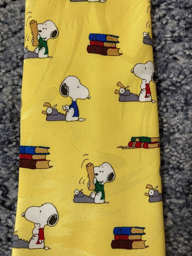 Peanuts Snoopy Mens Tie – post or collect