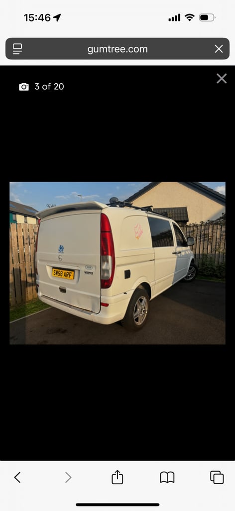 image for Mercedes-Benz, VITO, Panel Van, 2008, Manual, 2148 (cc)