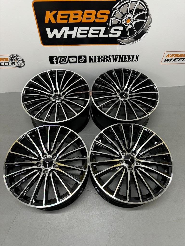 20" 2024 MERCEDES TURBINE TWIST ALLOY WHEELS C CLASS E CLASS S CLASS 