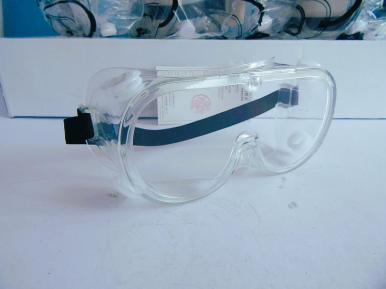 Saftey Goggles  FDA Top Quaility EN166  Z87.1 Spec 5 x boxes 15 in box total 75 pairs