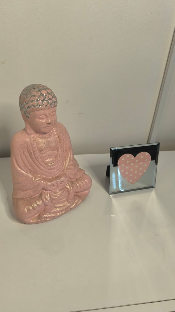 image for Pink Buddah statue ornament