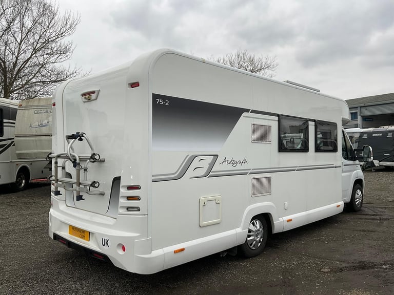 Bailey Autograph 75-2, 2017, 4 Berth, 2 Belts, Rear Fixed Bed