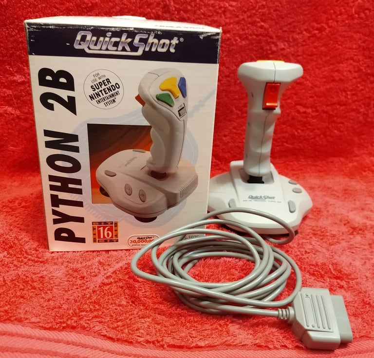 image for Nintendo SNES Joystick – Quickshot Python 2B (QS-197) - BOXED