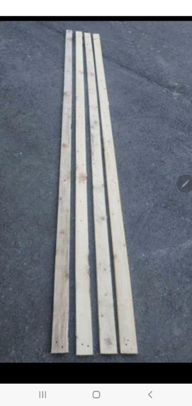 Pallet wood boards - 326cm x 7cm x 1.6cm - £3.60 per board