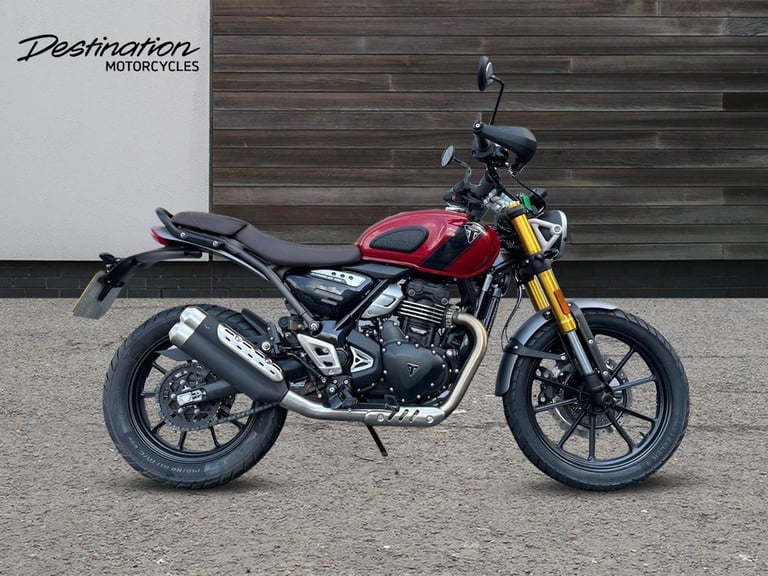 2024 Triumph Scrambler 400 X STANDARD COLOUR Petrol black 6 Speed