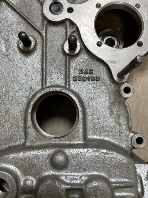 Timing cover for Ferrari 365 GT 2+2 