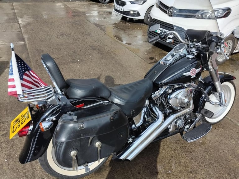 2005 55 HARLEY-DAVIDSON FLSTFI FATBOY FUEL INJECTED CUSTOM CRUISER LOW MILES