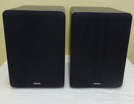TESTED Denon SC-F102 Speakers 120W 6 Ohms Bookshelf 2 Way Compact Stereo