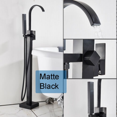 New Black-C Floor Mounted Free Standing Bath Shower Mixer Tap RRP £240 Our Price £160