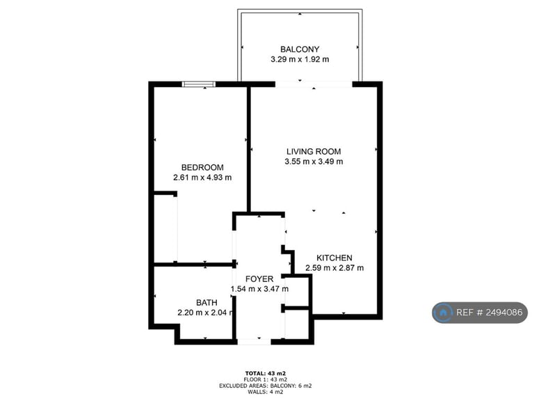 1 bedroom flat in Kingfisher Heights, London, E16 (1 bed) (#2494086)