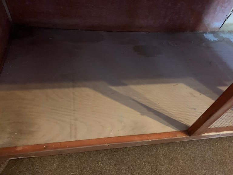Large double rabbit / pet hutch / cage