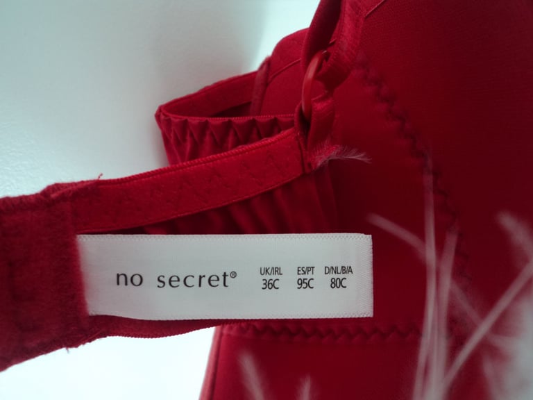 Brand new red 'Christmas' style bra.