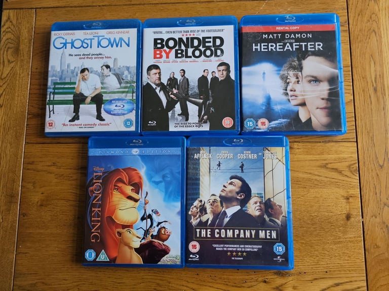 5 off Assorted Blu-Ray Dvds