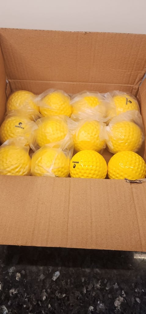 Omtex Cricket Training/Machine balls - Brand New