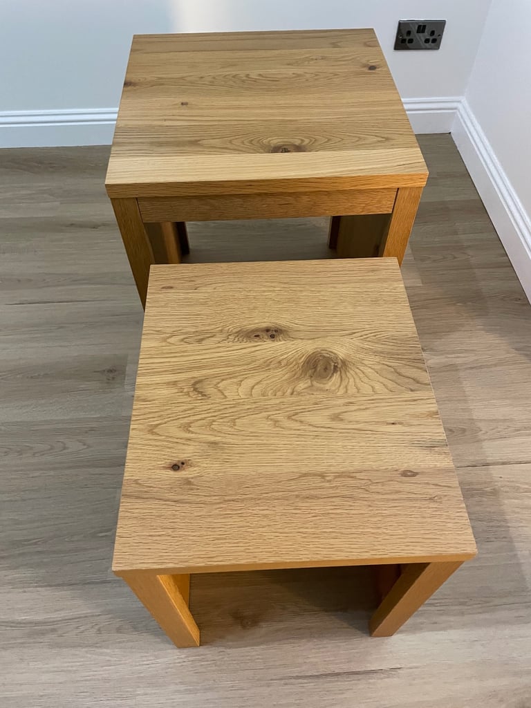 Oak Nest of Tables