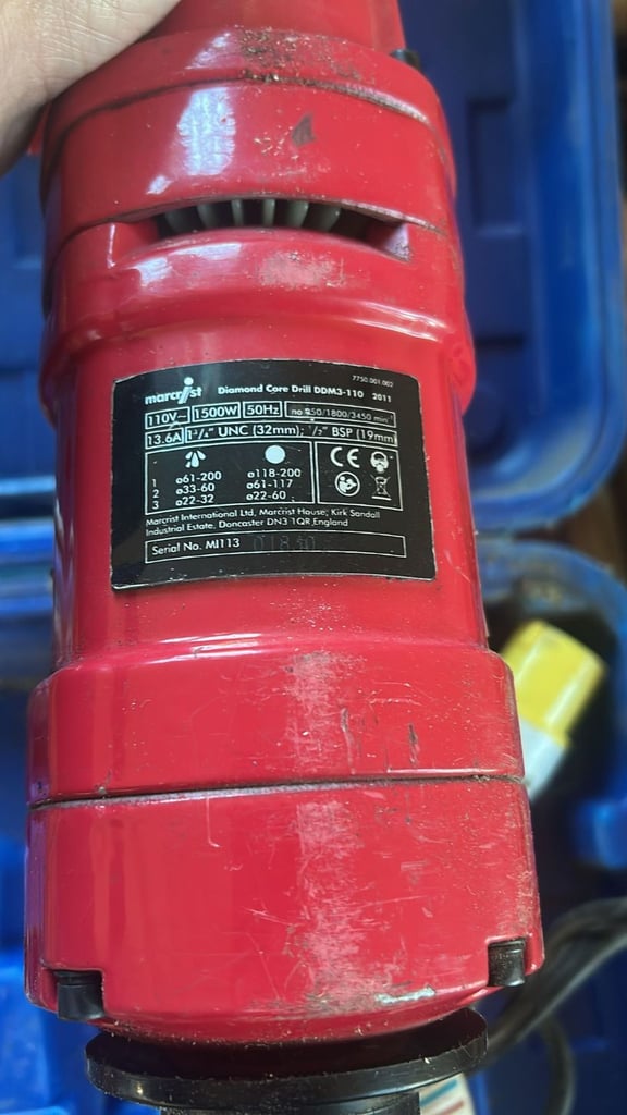 Marcrist DDM3 Diamond core drill