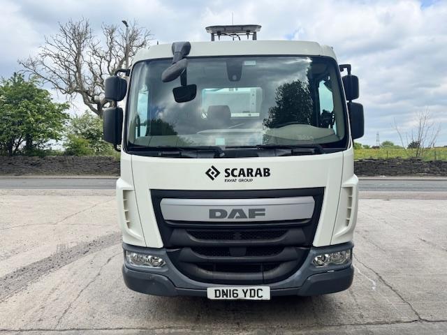 2016 16 DAF LF 180 E6 12T Scarab Merlin dual sweep road sweeper ex council