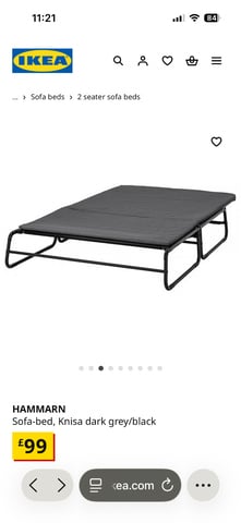 IKEA Hammarn sofa bed used in really good condition in