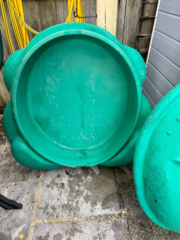Free child’s paddling pool, frog shaped.