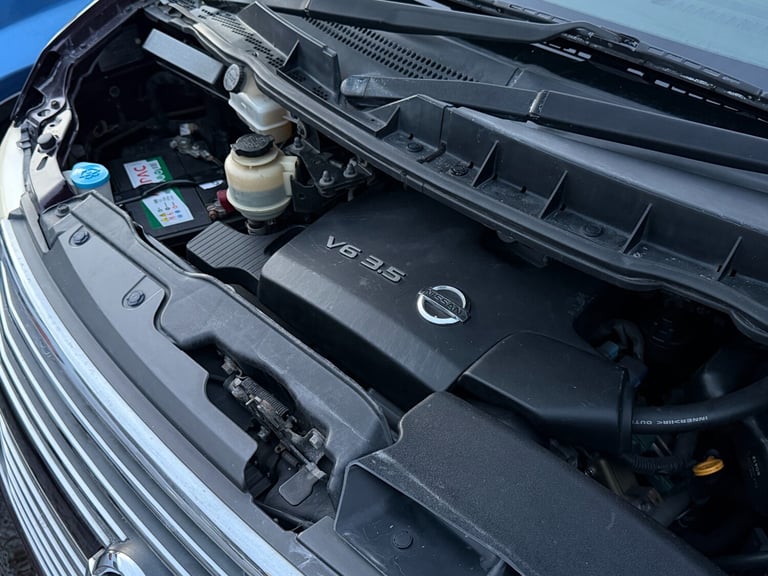 2008 Nissan Elgrand E51 HIGHWAY STAR 360 Camera 3.5 Petrol 8 Seater Full Leather Apple CarPlay  M...