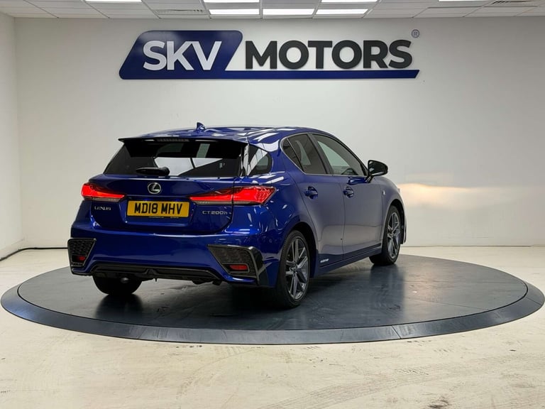 2018 Lexus CT 200h 1.8 F-Sport 5dr CVT HATCHBACK PETROL/ELECTRIC Automatic