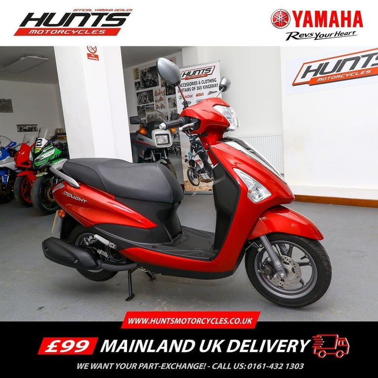 2018, '68 Yamaha Delight 125 Learner Legal Scooter. ONLY 718 MILES. £1,995