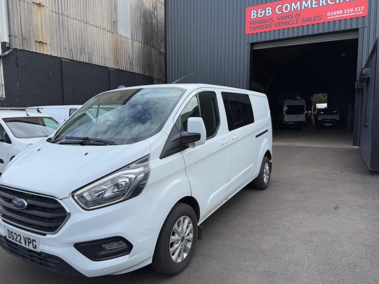 2022 Ford Transit Custom 2.0 320 EcoBlue Limited Crew Van L2 H1 Euro 6 (s/s) 5dr (6 Seat) PANEL V...