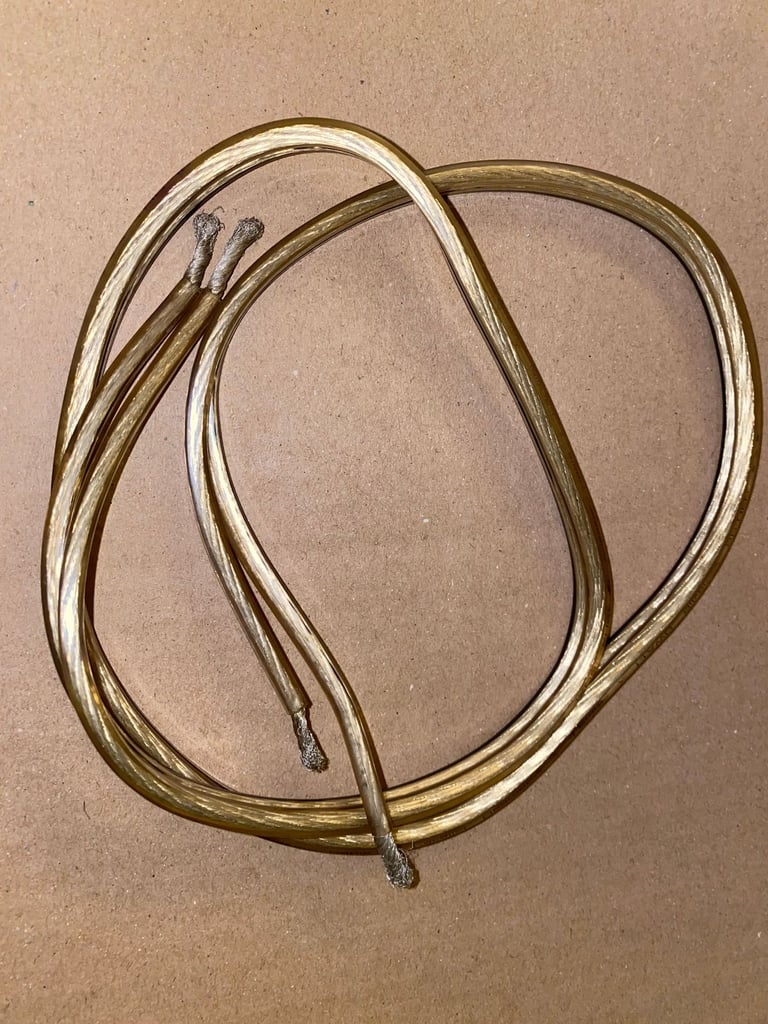 Ixos XHS 553 Speaker Cable 1m - 4.2mm 11 AWG SPC-OFC Silver Cable