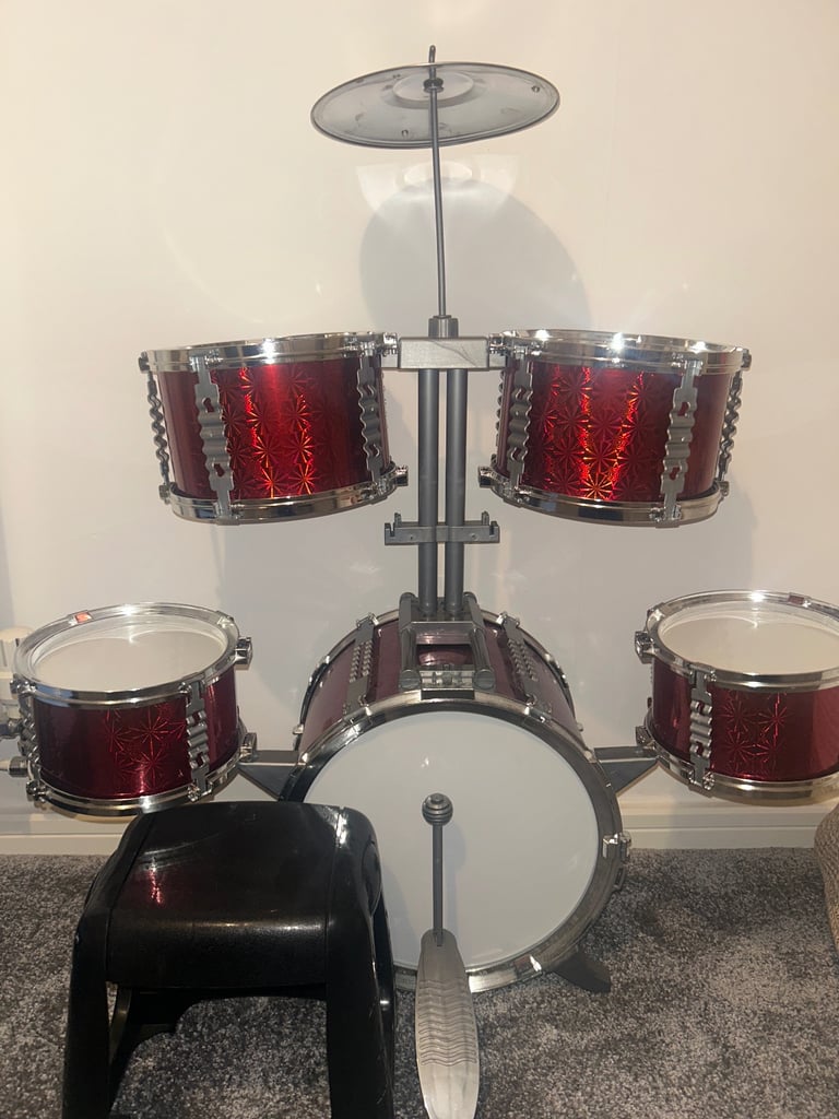 Children drum set. 