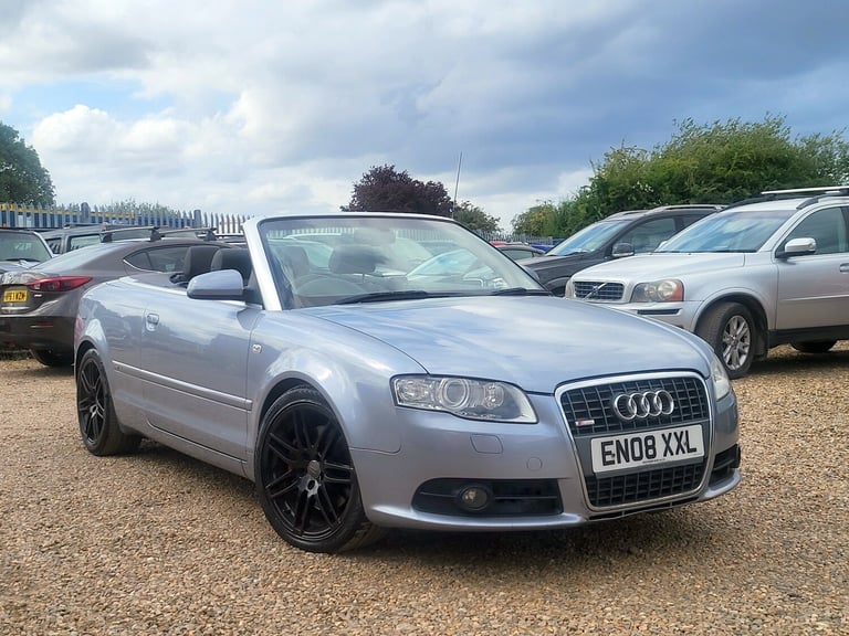 image for 2008 AUDI A4 CONVERTIBLE 2.0T FSI S LINE SPECIAL EDITION MULTITRONIC ULEZ FREE