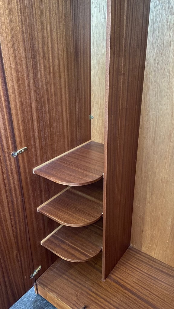 Sturdy mid century wardrobe