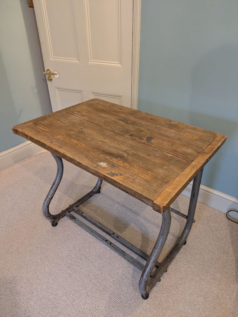 Industrial style solid desk / dressing table