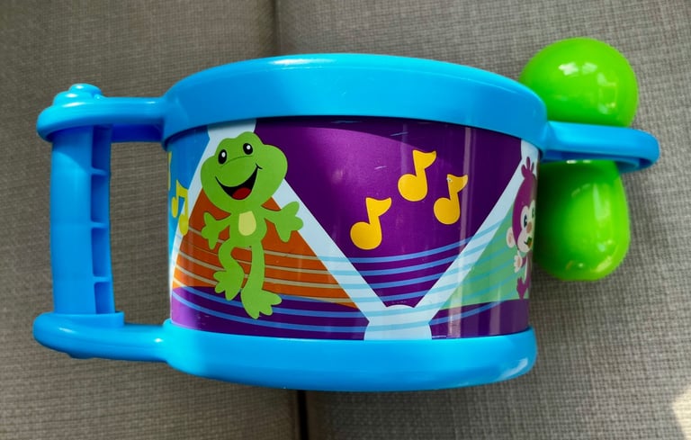 Matchbox Teddy Activity Centre & Fisher Price Drum, singing, counting Toys