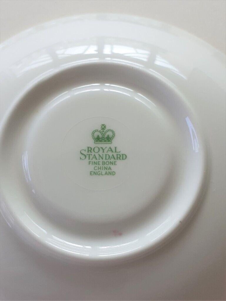 Royal Standard Fine Bone China Tea Set. Unusual pattern.