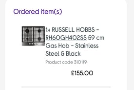 Russell Hobbs Gas Hob