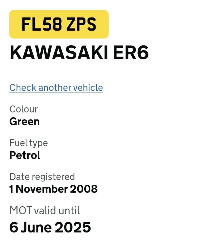 Kawasaki ER6F 650 2008