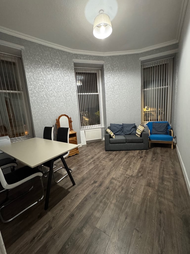 FURNISHED 2-bedroom ALL UTILITIES INCLUDED or Double/Twin Rooms Bridgeton G40 Glasgow Green Park