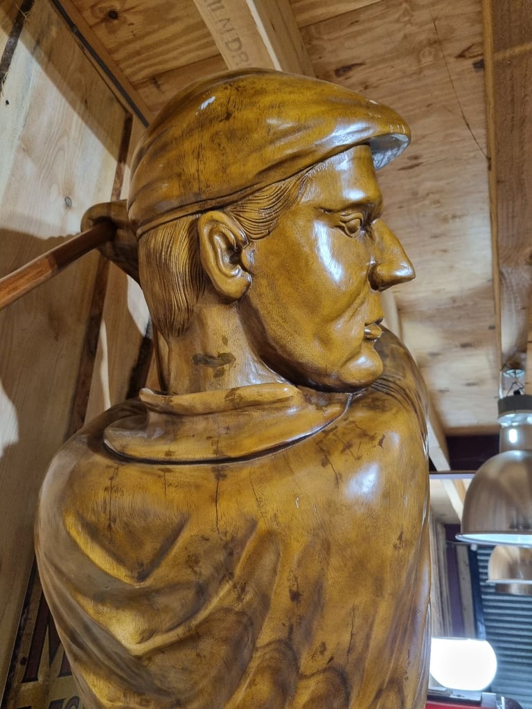 Larger Than Life Teak Golfer  (8'3")