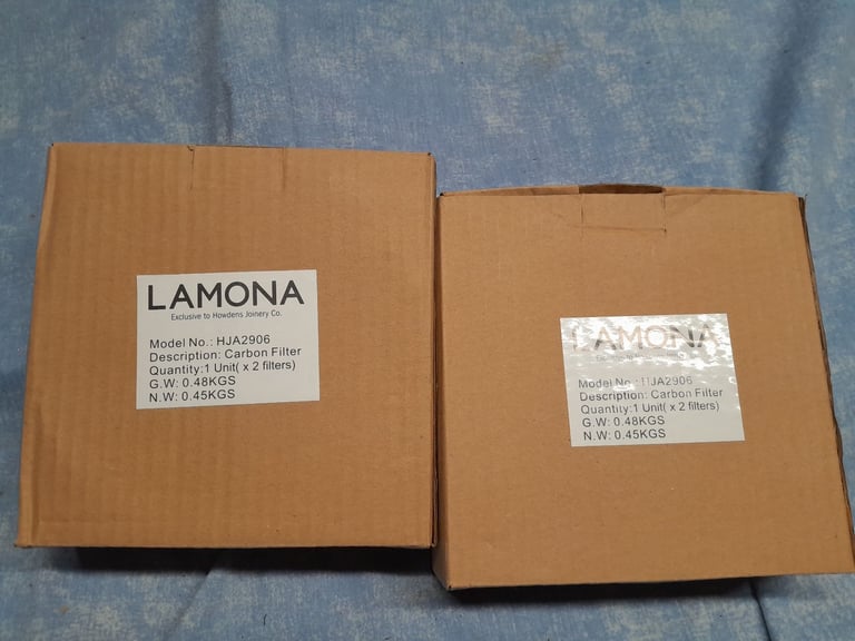 image for Carbon filters model number HJA 2906.