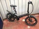 Electric foldable bike as new 