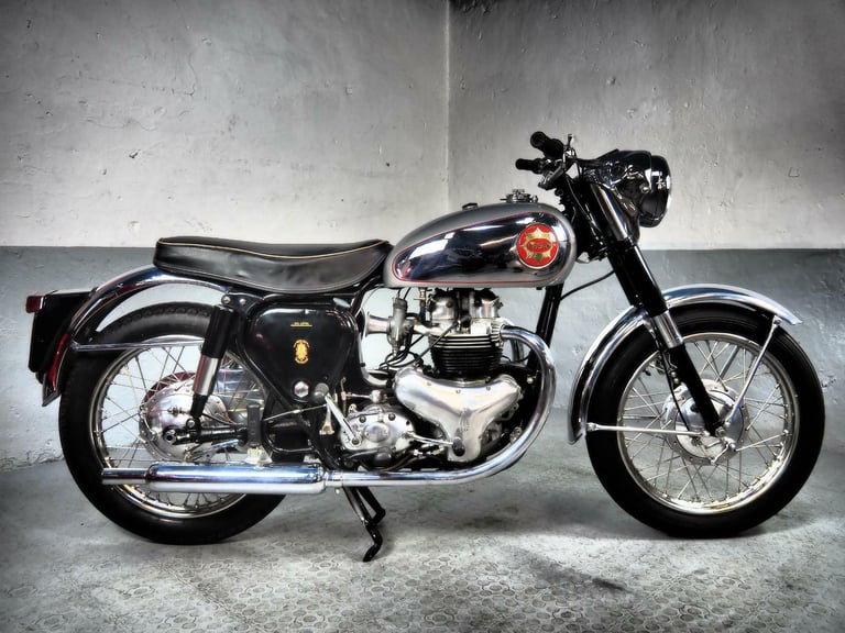image for 1957 BSA A7 total rebuild stunning ,stainless rims touring Rocket gold star look