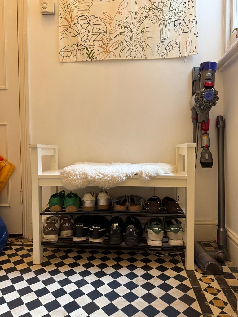 IKEA HEMNES Bench with Shoe Storage, 85x32x65 cm