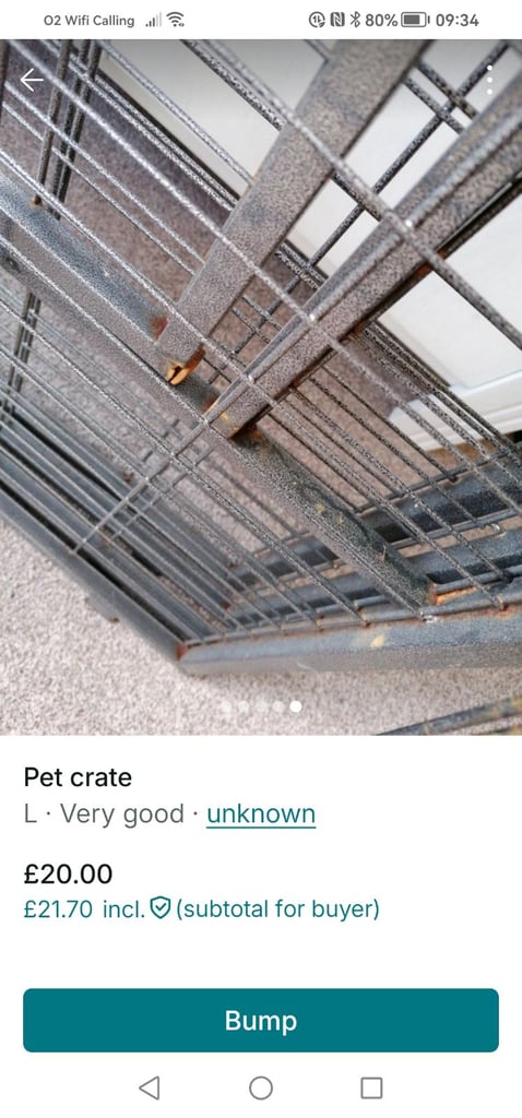 Large dog cage