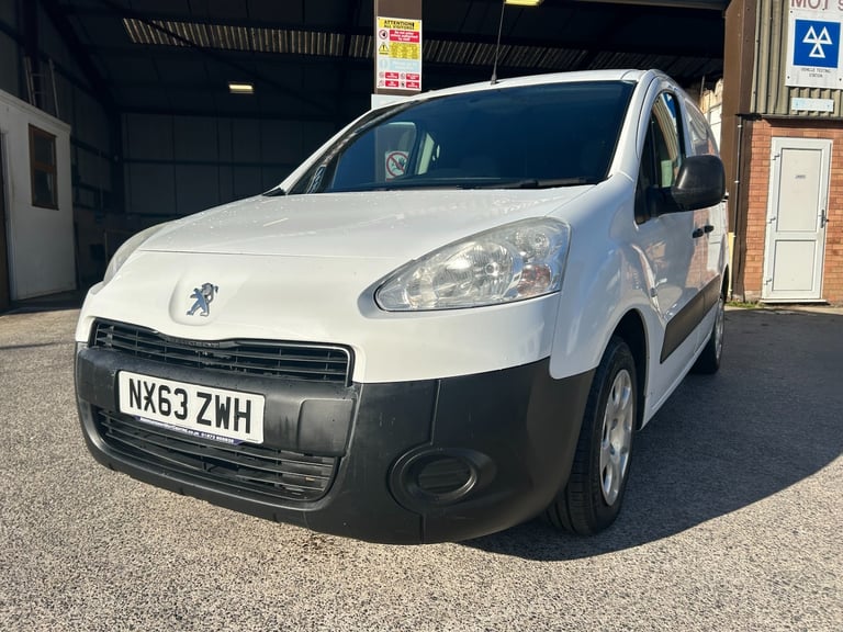 2013 63 Peugeot Partner 1.6 HDI S 850 L1 Cambelt Done Long MOT NO VAT!!