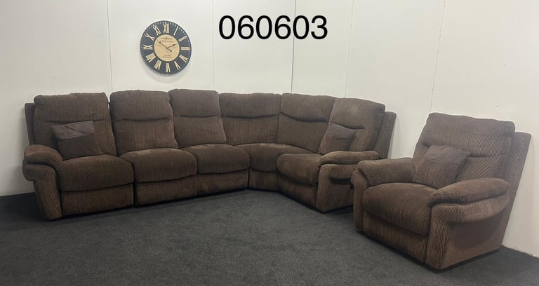 Lazyboy Recliner Corner Sofa & Matching Recliner Chair FREE DELIVERY 