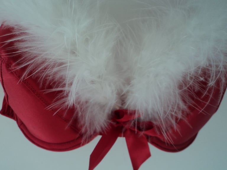 Brand new red 'Christmas' style bra.