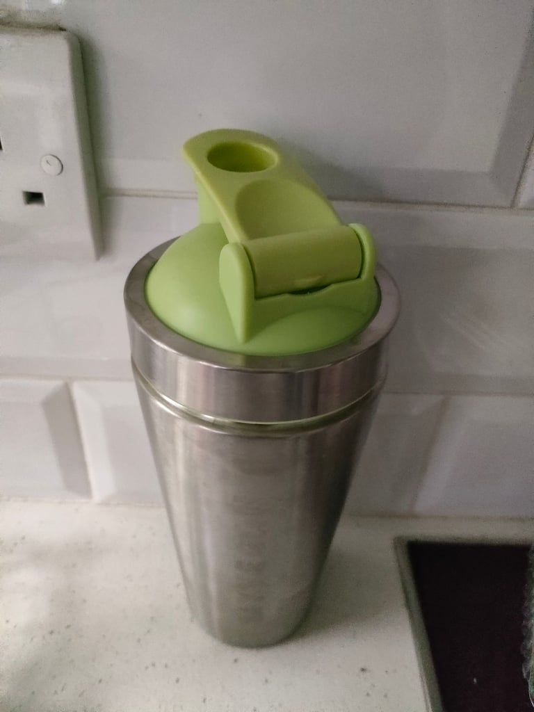 MyProtein myVegan metal protein shaker