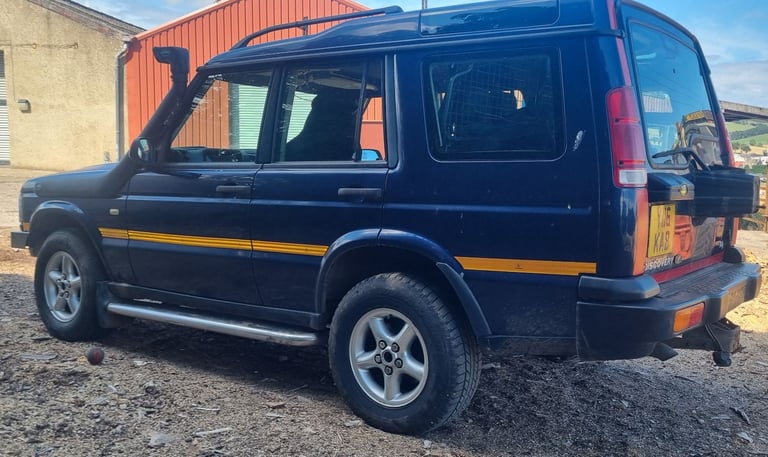 2001 land rover discovery td5  and transporter trailer 